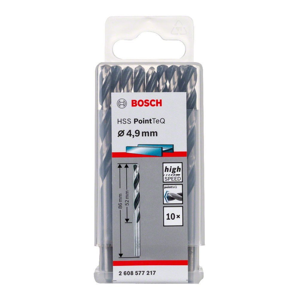 Bosch 2608577217 pointteq fémfúró 4,9mm termék fő termékképe