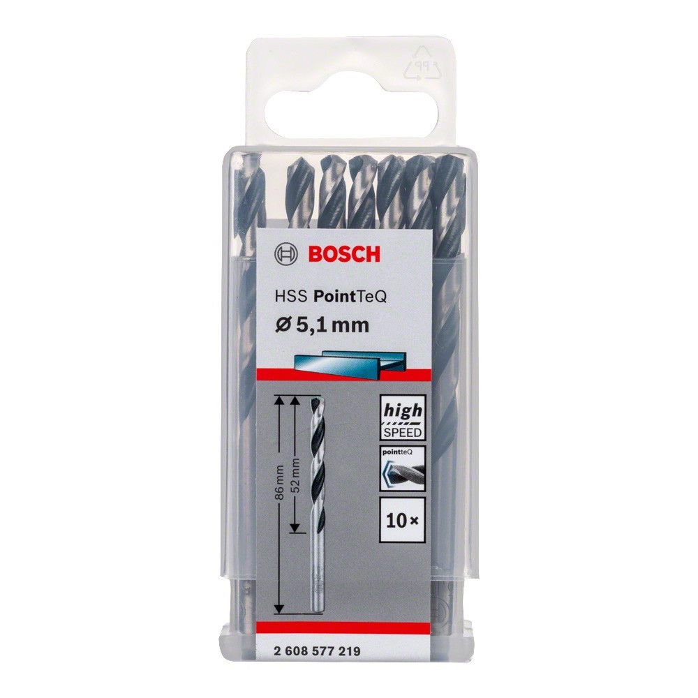 Bosch 2608577219 pointteq fémfúró 5,1mm termék fő termékképe