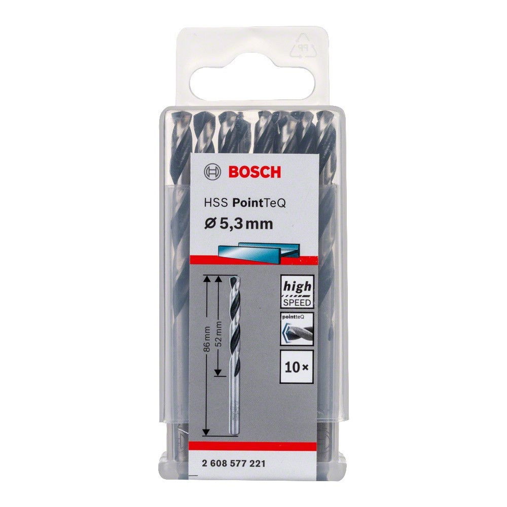 Bosch 2608577221 pointteq fémfúró 5,3mm termék fő termékképe