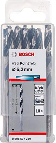 Bosch 2608577230 pointteq fémfúró 6,2mm termék fő termékképe