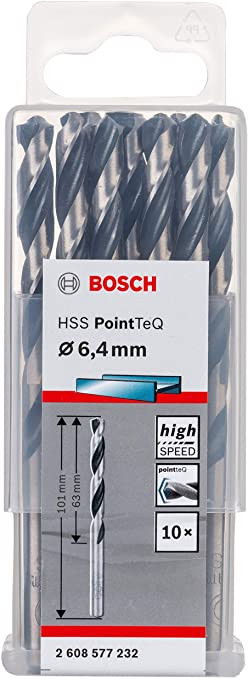 Bosch 2608577232 pointteq fémfúró 6,4mm termék fő termékképe