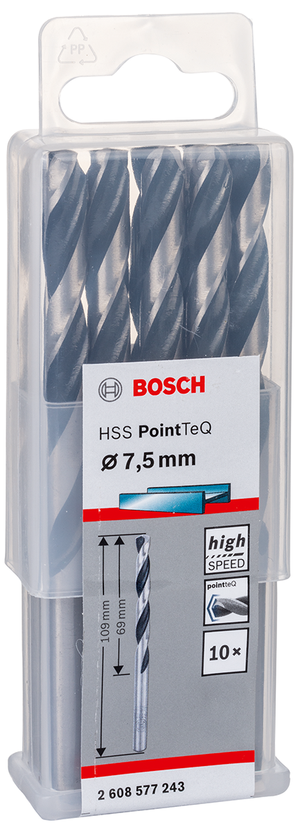 Bosch 2608577243 pointteq fémfúró 7,5mm termék fő termékképe