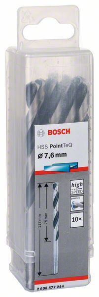 Bosch 2608577244 pointteq fémfúró 7,6mm termék fő termékképe