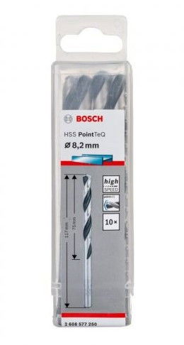 Bosch 2608577250 pointteq fémfúró 8,2mm termék fő termékképe