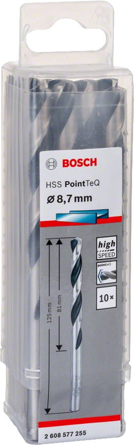 Bosch 2608577255 pointteq fémfúró 8,7mm termék fő termékképe