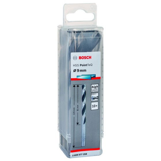 Bosch 2608577258 pointteq fémfúró 9mm termék fő termékképe