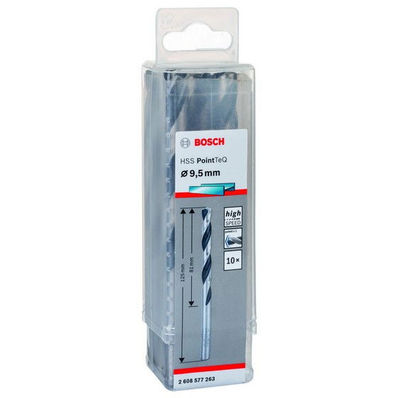 Bosch 2608577263 pointteq fémfúró 9,5mm termék fő termékképe
