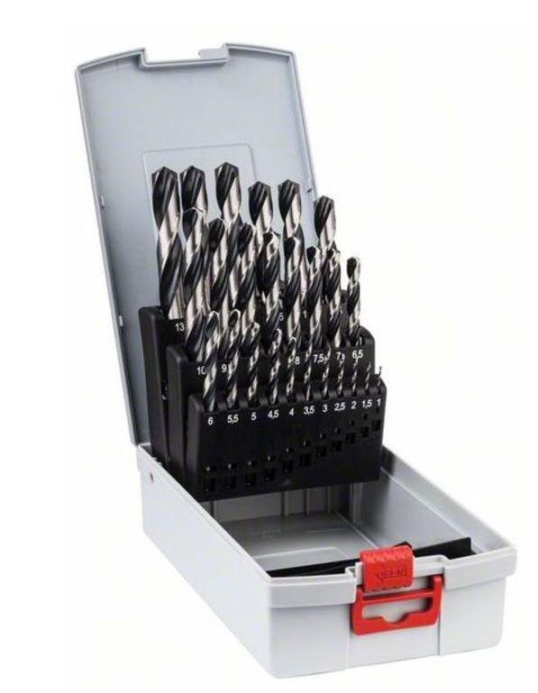 Bosch 2608577352 pointteq fémfúró készlet 25db 1-13mm termék fő termékképe