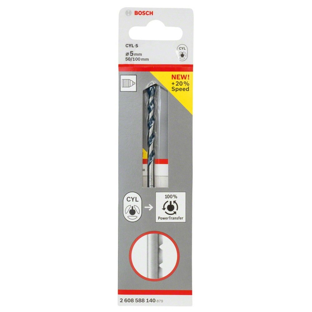 Bosch 2608588140 CYL-5 betonfúró hengeres szárral 5x50mm termék fő termékképe