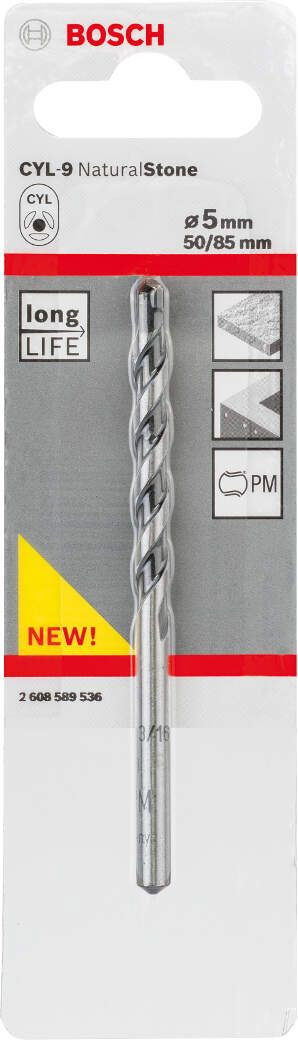 Bosch 2608589536 CYL-9 NaturalStone kőzetfúrószár 5x50mm termék fő termékképe