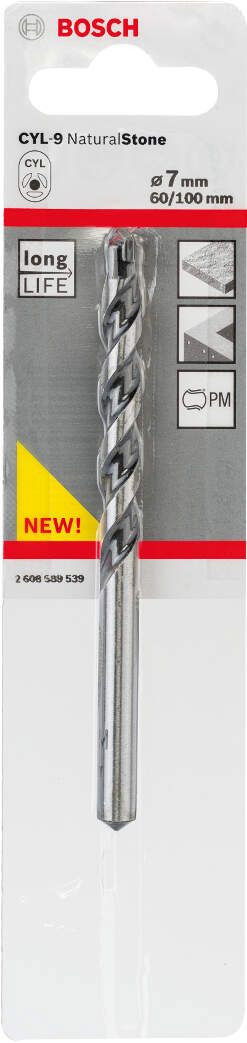 Bosch 2608589539 CYL-9 NaturalStone kőzetfúrószár 7x60mm termék fő termékképe