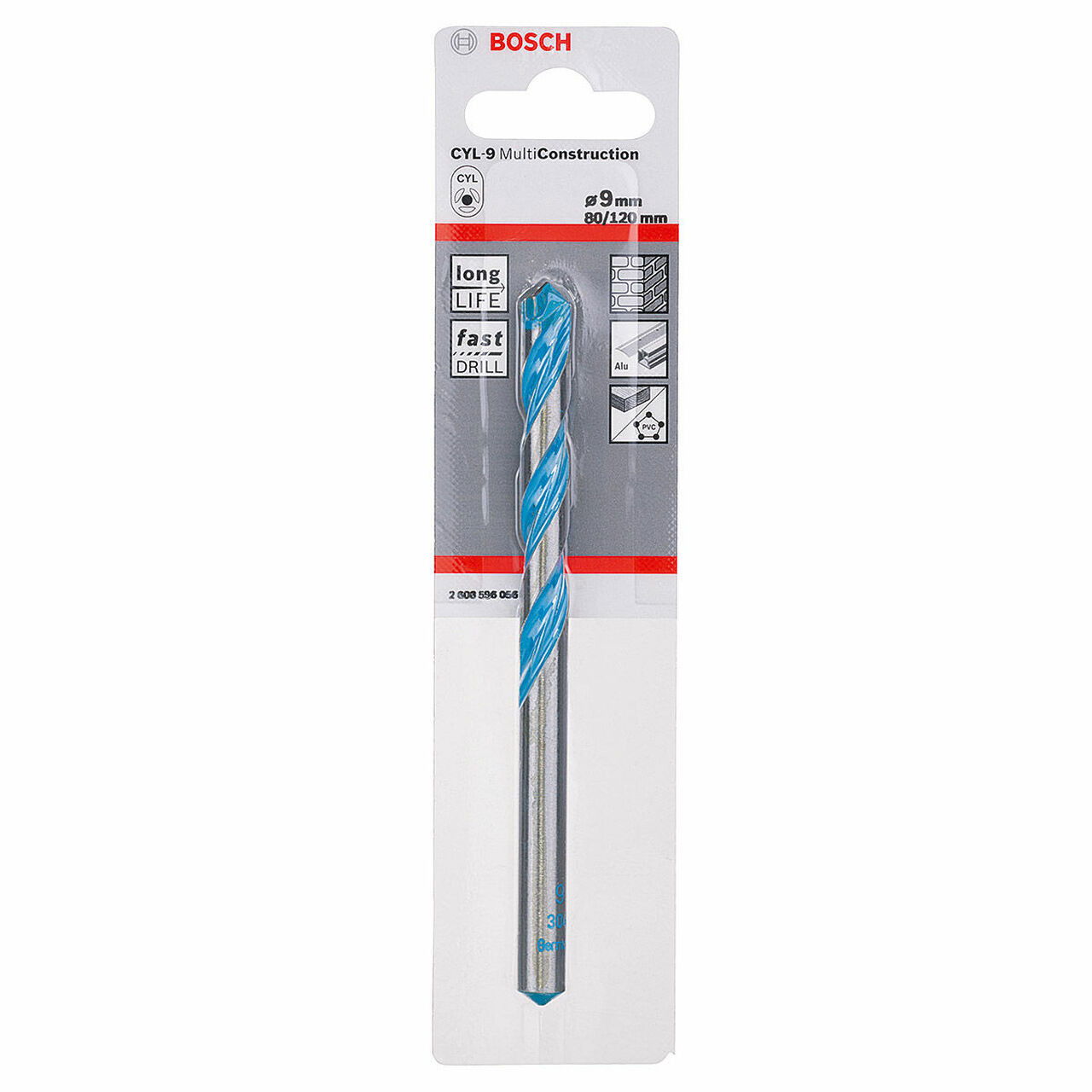Bosch 2608596056 CYL-9 multiconstruction fúró 9x80mm termék fő termékképe