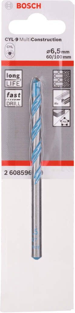 Bosch 2608596059 CYL-9 multiconstruction fúró 6,5x60mm termék fő termékképe