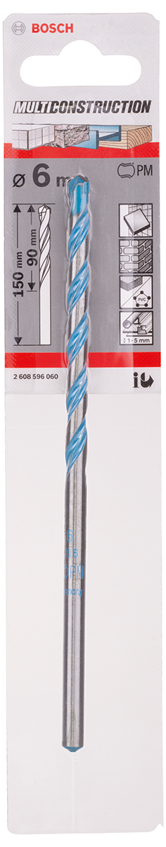 Bosch 2608596060 CYL-9 multiconstruction fúró 6x90mm termék fő termékképe