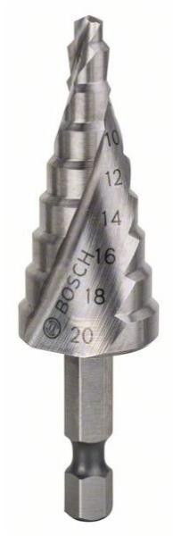 Bosch 2608597524 HSS Lépcsős fúró hatszög szárral  9 lépcsővel 4-20mm termék fő termékképe