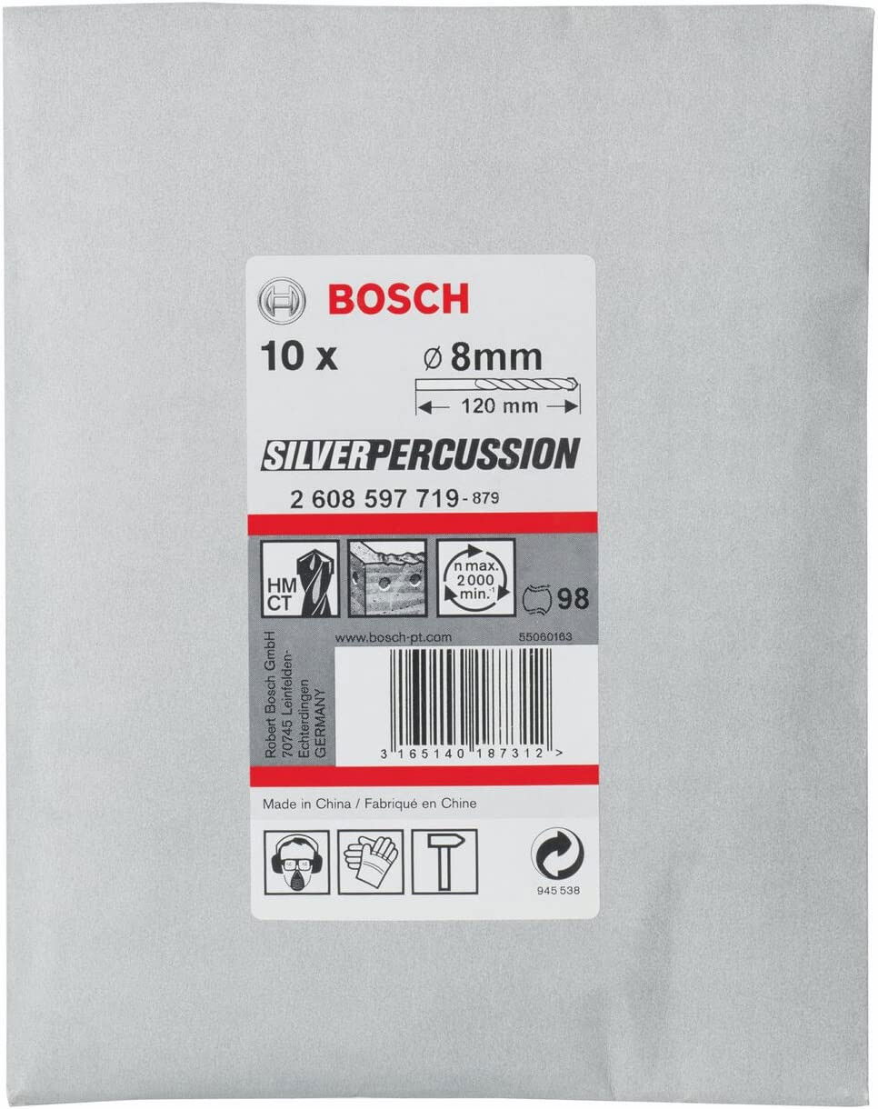 Bosch 2608597719 CYL-3 betonfúró hengeres szárral 8x80mm 10db-os kiszerelés termék fő termékképe