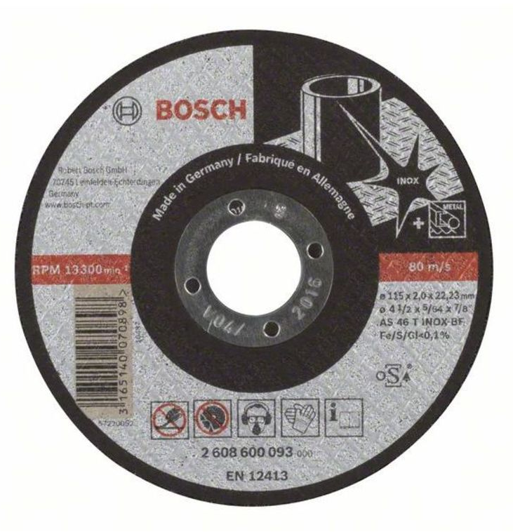 Bosch 2608600093 Expert for Inox vágótárcsa 115mm termék fő termékképe