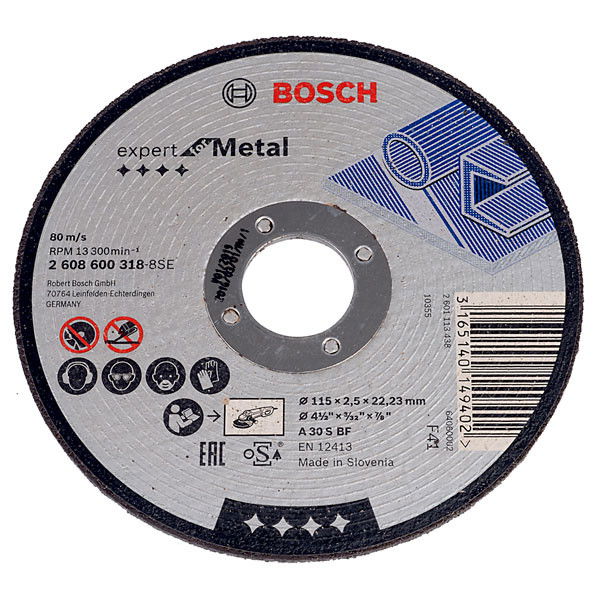Bosch 2608600318 Expert for Metal vágótárcsa 115mm termék fő termékképe
