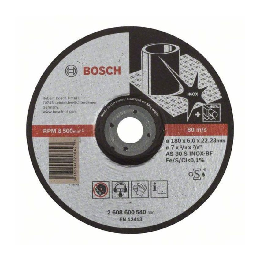 Bosch 2608600540 Expert for Inox csiszolótárcsa 180mm termék fő termékképe