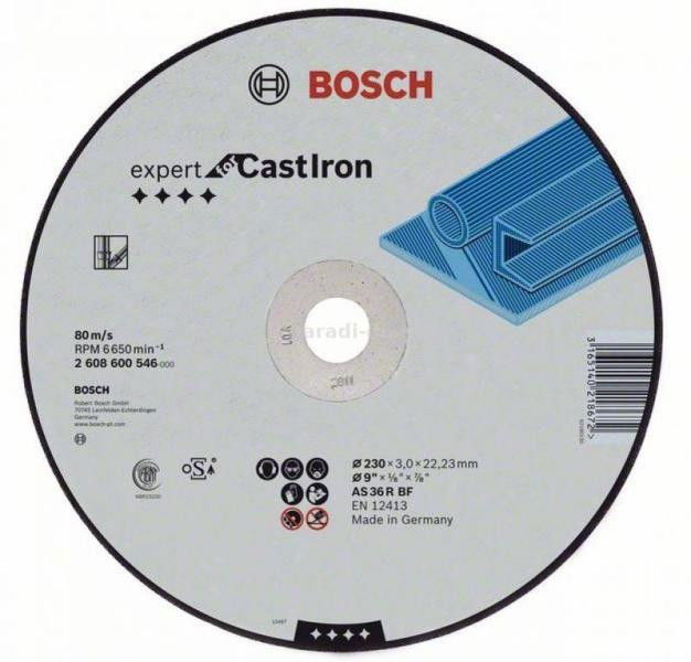 Bosch 2608600546 Expert for Cast Iron vágótárcsa 230 termék fő termékképe