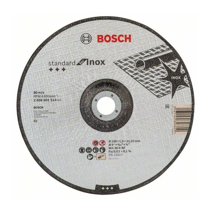 Bosch 2608601514 Standard for Inox vágótárcsa 230mm termék fő termékképe