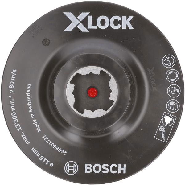 Bosch 2608601721 X-Lock tépőzáras alátéttányér 115mm termék fő termékképe