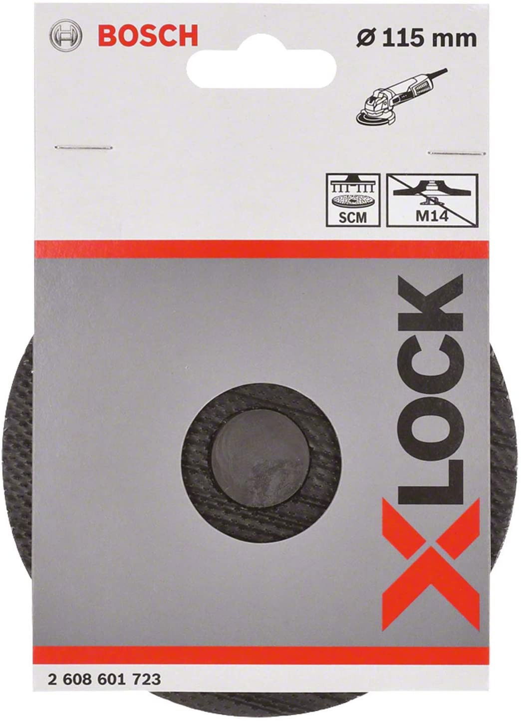 Bosch 2608601723 X-LOCK rendszerű SCM alátéttárcsa felületkondicionáló (SCM) filctárcsához 115mm termék fő termékképe