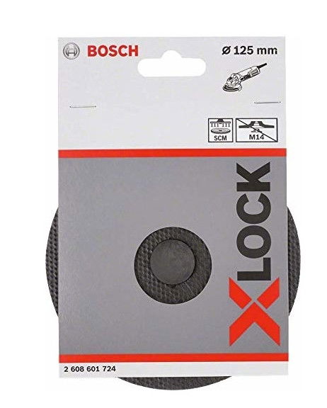 Bosch 2608601724 X-LOCK rendszerű SCM alátéttárcsa felületkondicionáló (SCM) filctárcsához 125mm termék fő termékképe