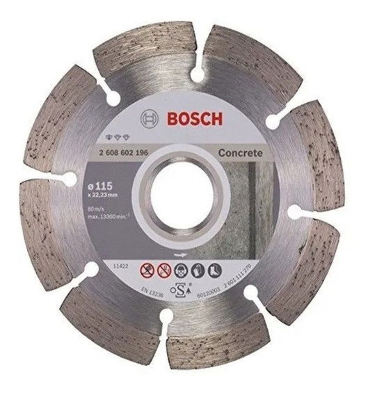 Bosch 2608602196 Standard for Concrete gyémánt darabolótárcsa 115mm termék fő termékképe