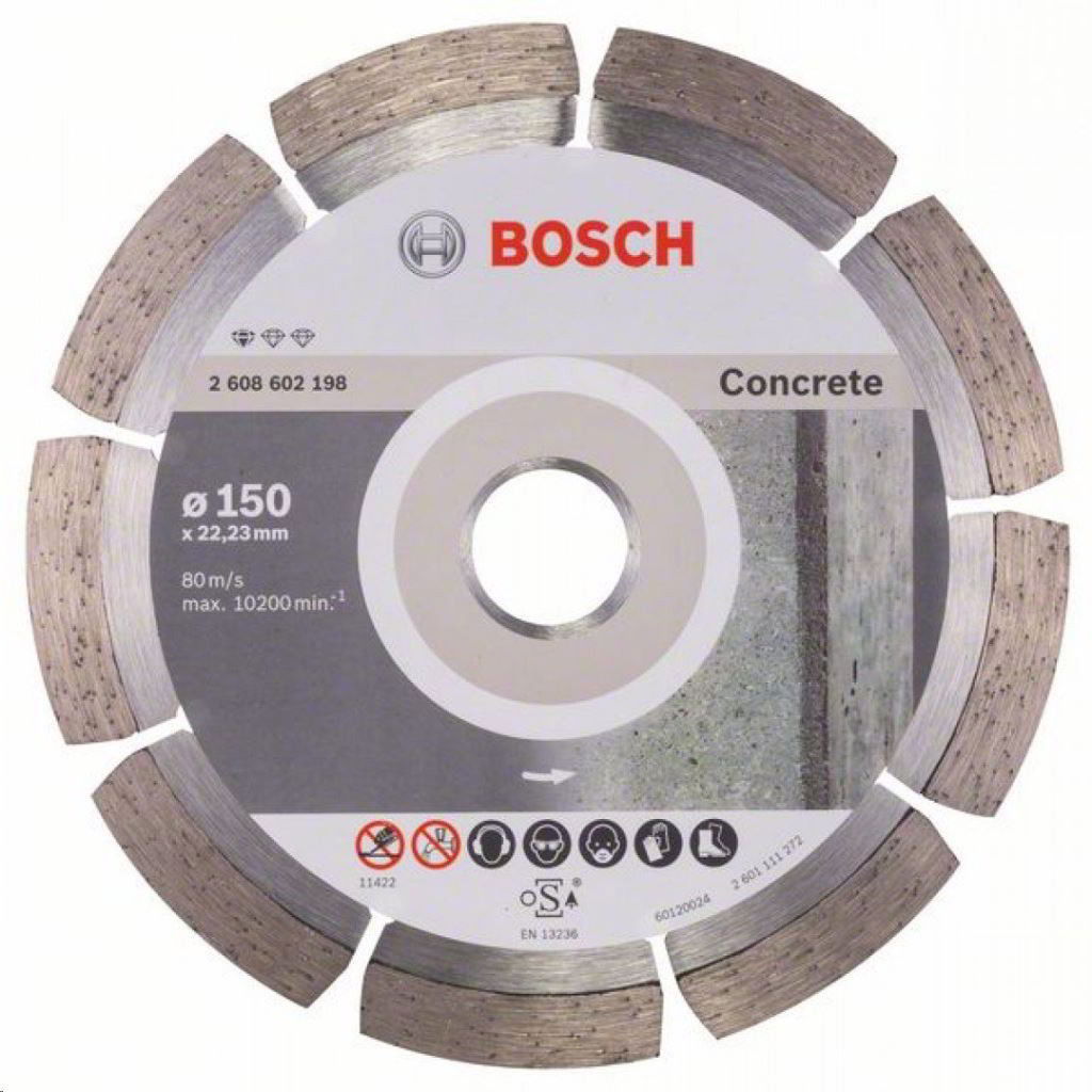 Bosch 2608602198 Standard for Concrete gyémánt darabolótárcsa 150mm termék fő termékképe
