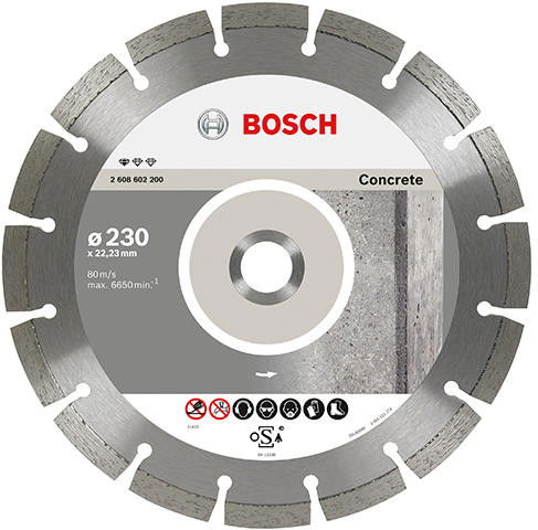 Bosch 2608602200 Standard for Concrete gyémánt darabolótárcsa 230mm termék fő termékképe