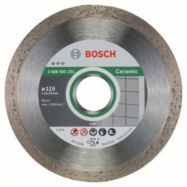 Bosch 2608602201 Standard for Ceramic gyémánt darabolótárcsa 115mm termék fő termékképe