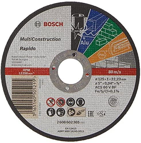 Bosch 2608602385 Multi Construction Rapido vágótárcsa 125mm termék fő termékképe