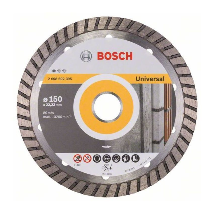 Bosch 2608602395 Standard for Universal Turbo gyémánt darabolótárcsa 150mm termék fő termékképe