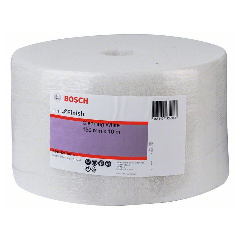 Bosch 2608624107 N476 Best for Finish Coarse filckorong 150mm 10m Tisztítás fehér termék fő termékképe
