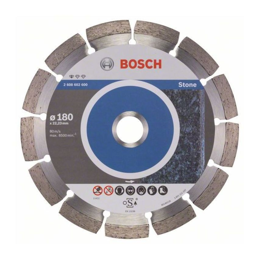 Bosch 2608602600 Standard for Stone gyémánt darabolótárcsa 180mm termék fő termékképe