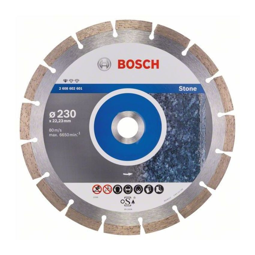 Bosch 2608602601 Standard for Stone gyémánt darabolótárcsa 230mm termék fő termékképe