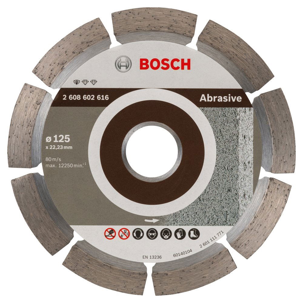Bosch 2608602616 Standard for Abrasive gyémánt darabolótárcsa 125mm termék fő termékképe