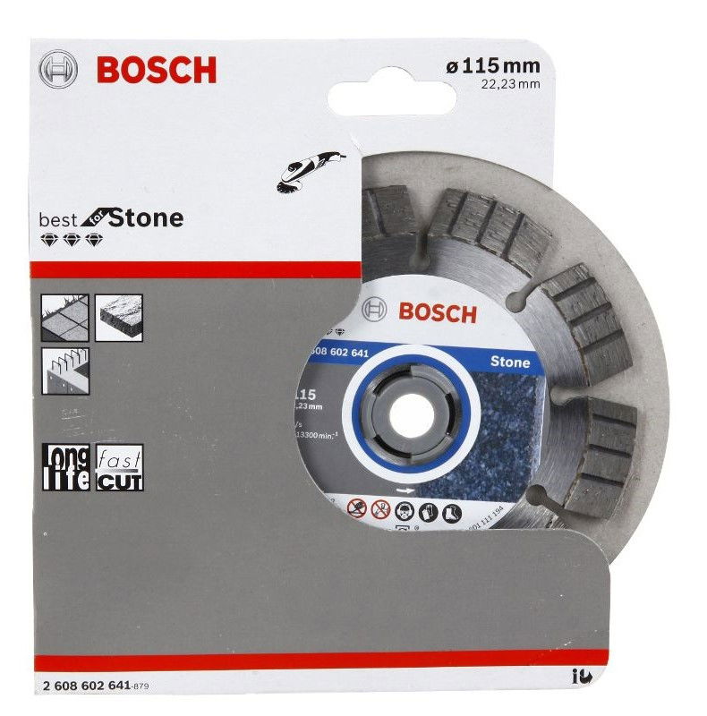 Bosch 2608602641 Best for Stone gyémánt vágótárcsa 115mm termék fő termékképe