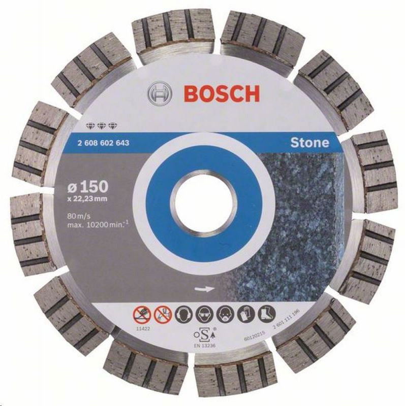 Bosch 2608602643 Best for Stone gyémánt vágótárcsa 150mm termék fő termékképe