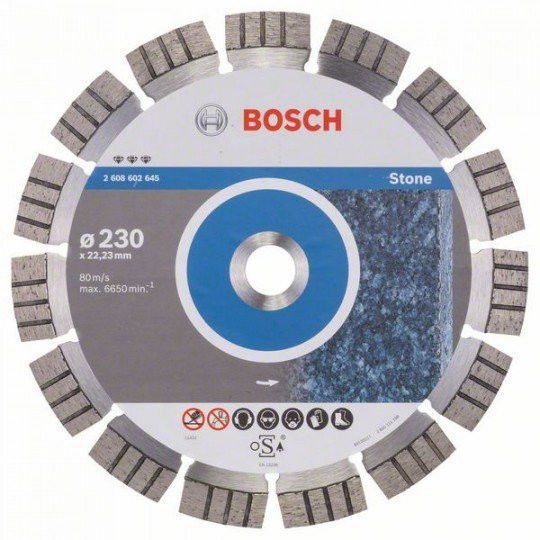 Bosch 2608602645 Best for Stone gyémánt vágótárcsa 230mm termék fő termékképe