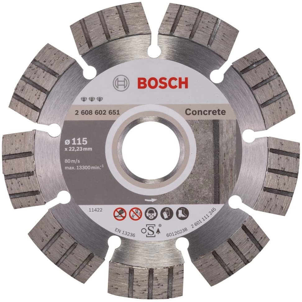 Bosch 2608602651 Best for Concrete gyémánt darabolótárcsa 115mm termék fő termékképe