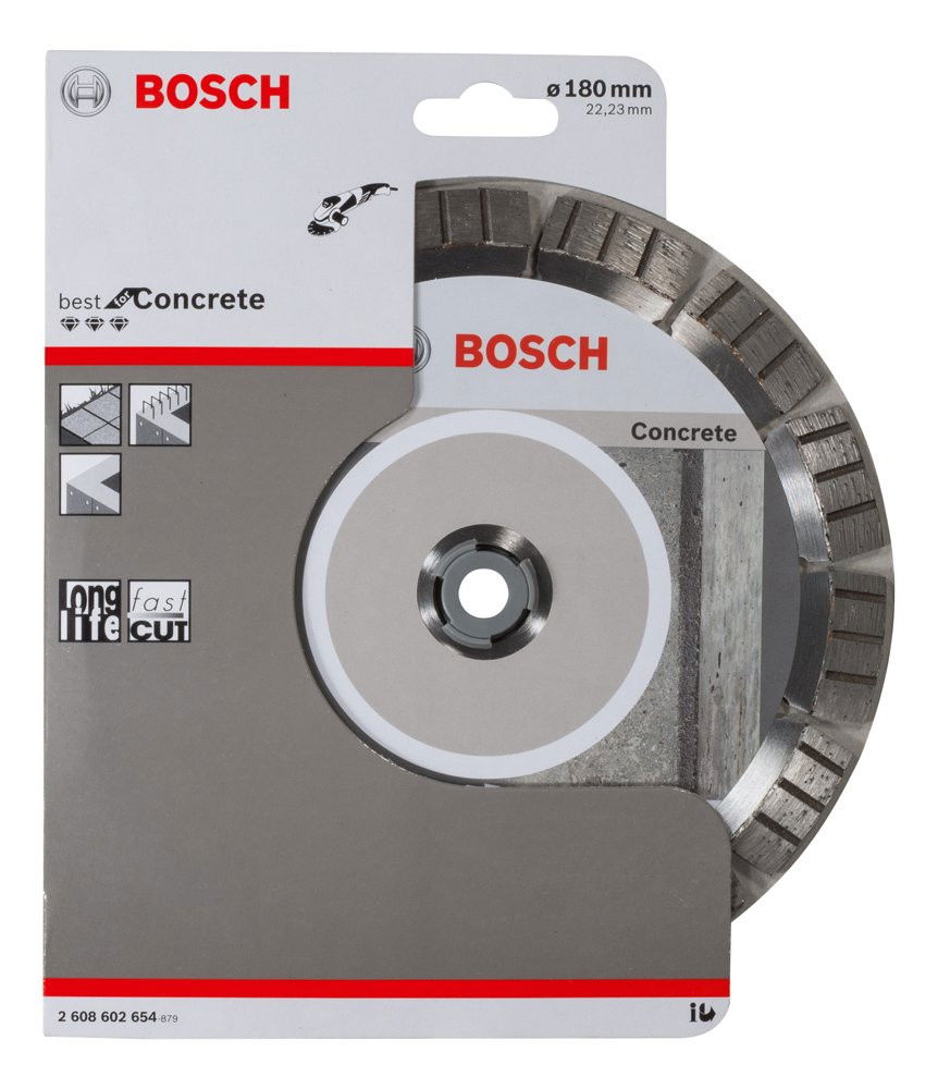 Bosch 2608602654 Best for Concrete gyémánt darabolótárcsa 180mm termék fő termékképe