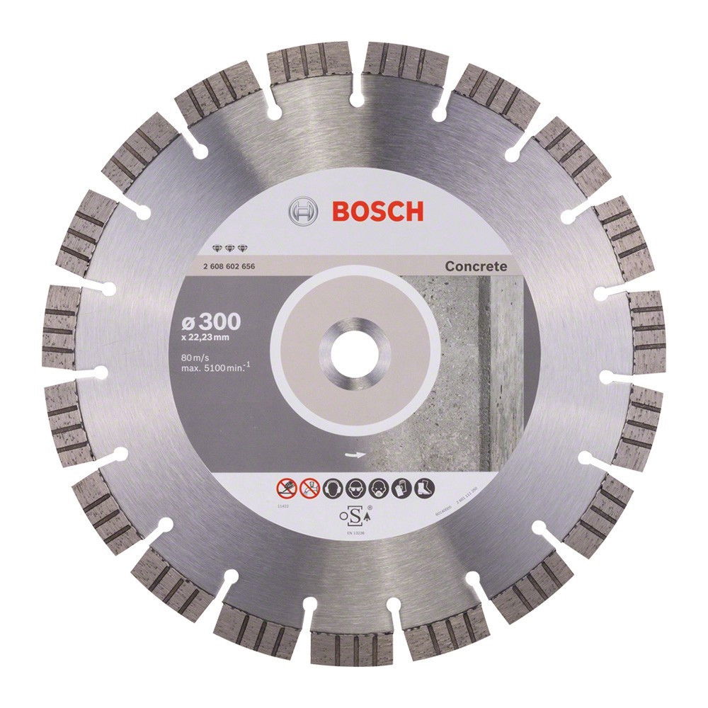 Bosch 2608602656 Best for Concrete gyémánt darabolótárcsa 300mm termék fő termékképe