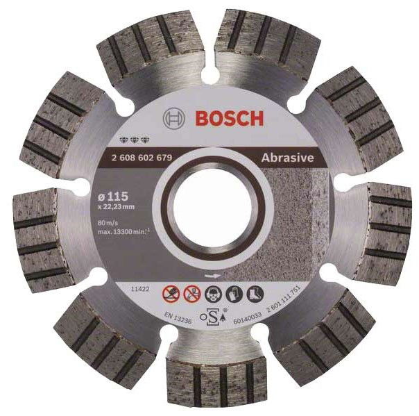 Bosch 2608602679 Best for Abrasive gyémánt darabolótárcsa 115mm termék fő termékképe