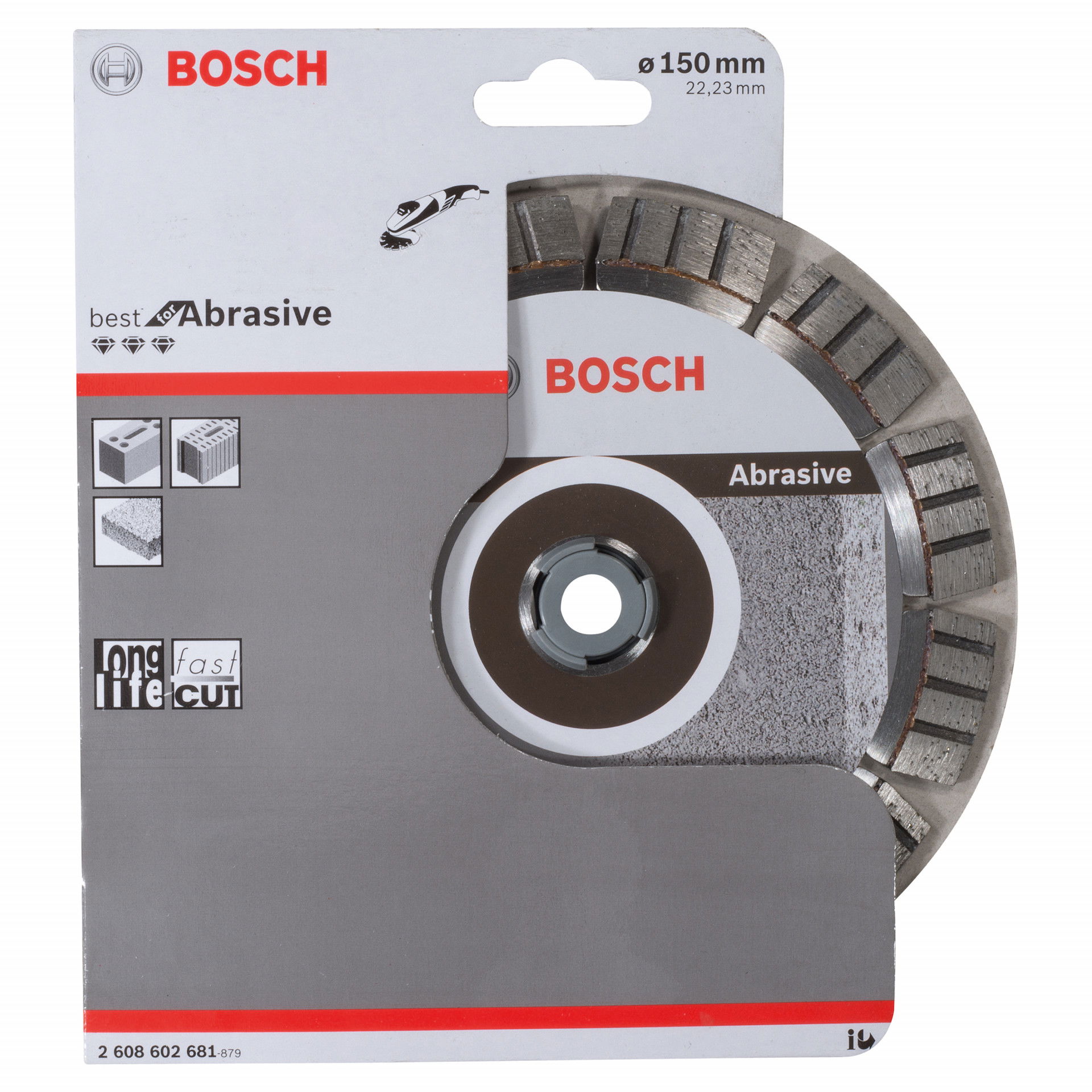 Bosch 2608602681 Best for Abrasive gyémánt darabolótárcsa 150mm termék fő termékképe