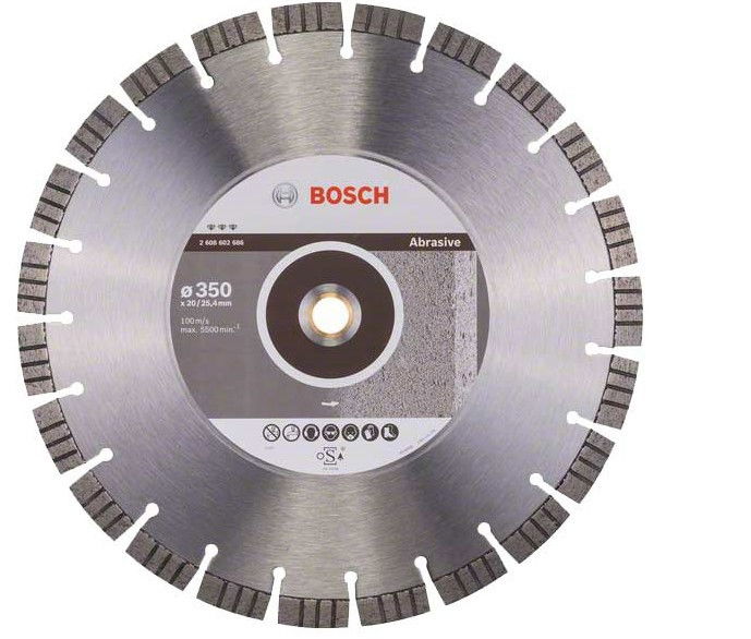 Bosch 2608602686 Best for Abrasive gyémánt darabolótárcsa 350mm termék fő termékképe
