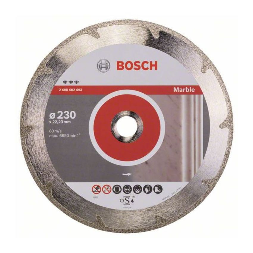 Bosch 2608602693 Best for Marble gyémánt darabolótárcsa 230mm termék fő termékképe