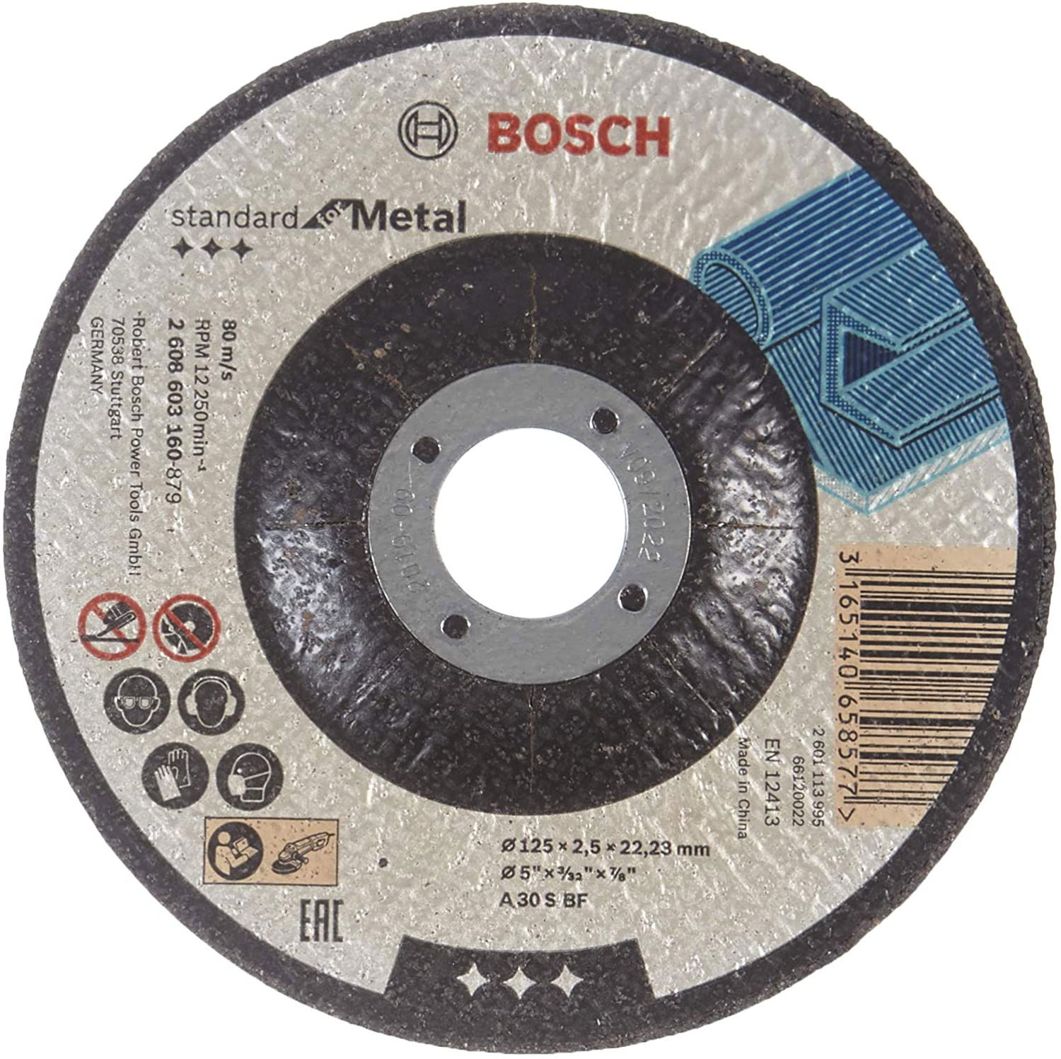 Bosch 2608603160 Standard for Metal vágótárcsa 125mm termék fő termékképe