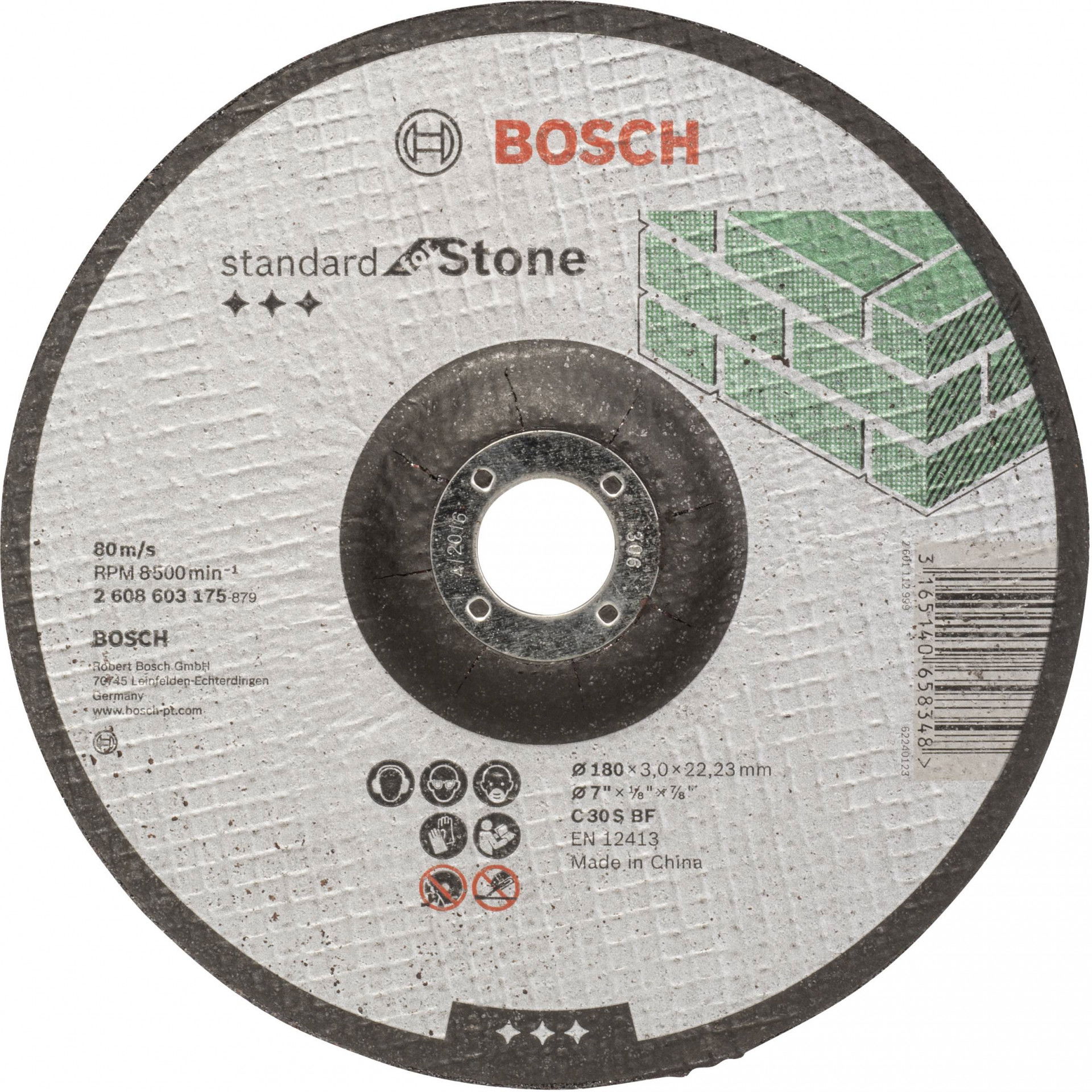 Bosch 2608603175 Standard for Stone vágótárcsa 180mm termék fő termékképe